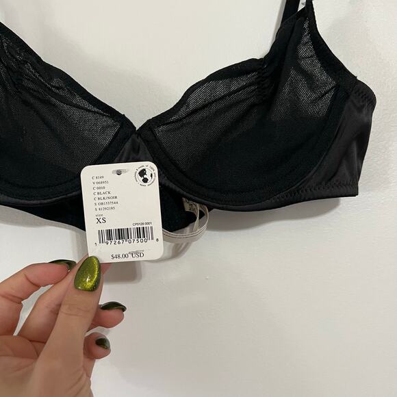 NWT Intimately by Free People	Heartthrob Underwire Bra Black - Picture 3 of 4